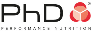 Logo for PhD performance nutrition.