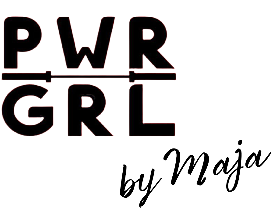 The Powergirl Coaching Logo in black.